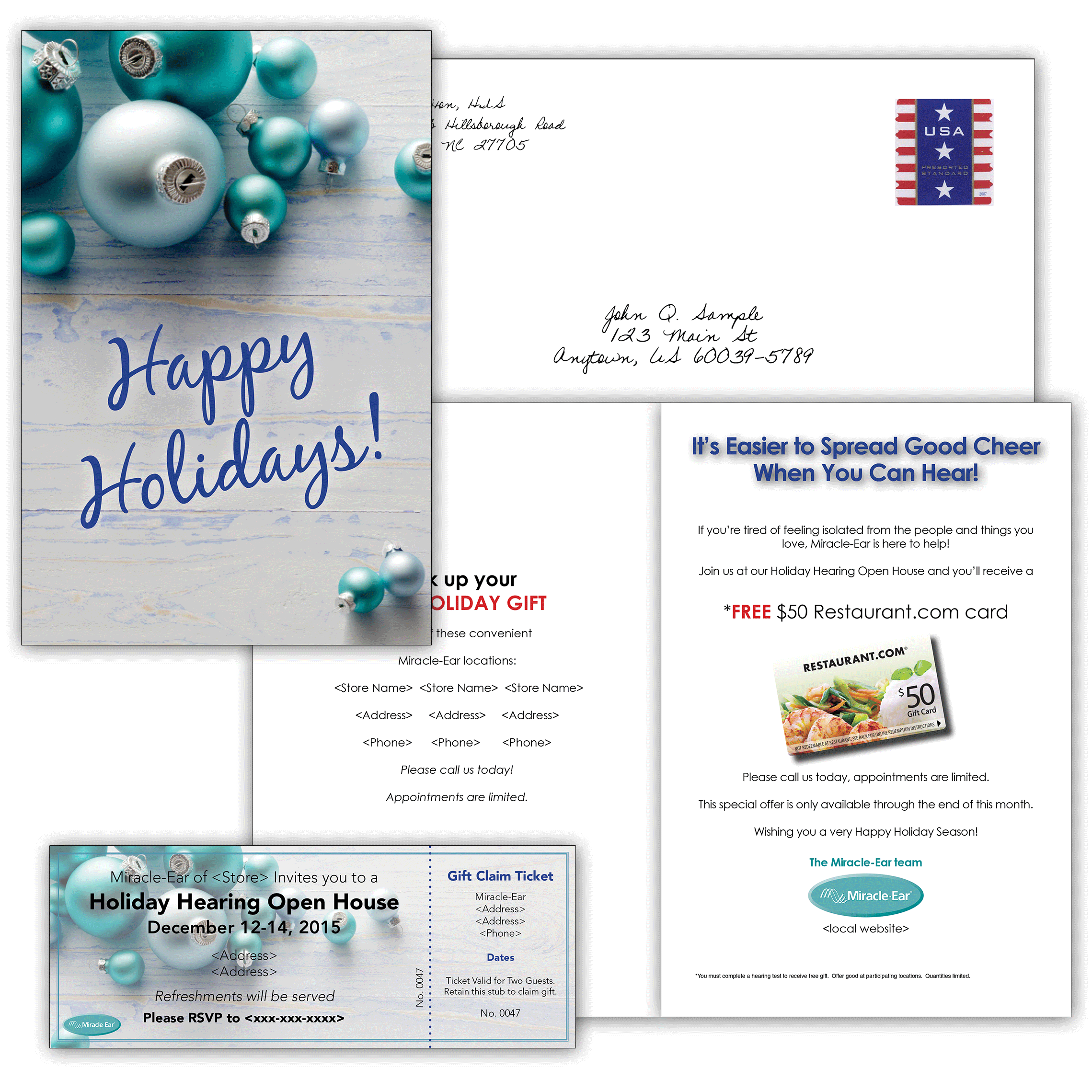 *NEW* Modern Holiday Card & Event Ticket